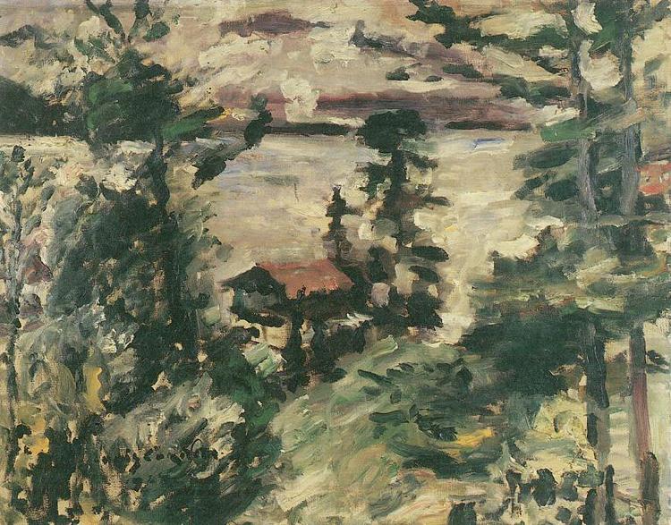 Lovis Corinth Walchensee, Morgennebel oil painting picture